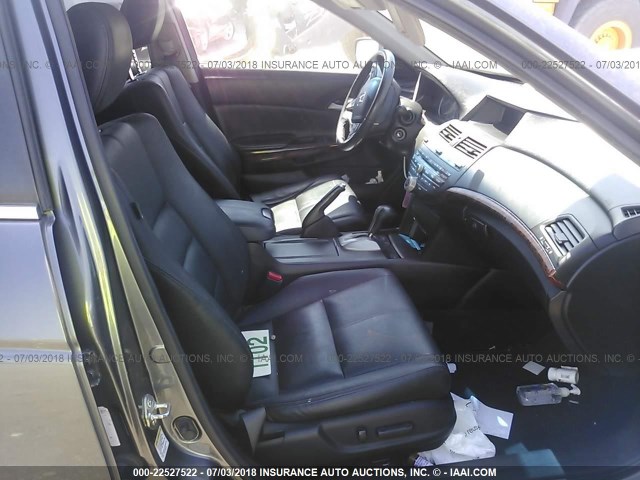 5J6TF3H55CL003194 - 2012 HONDA CROSSTOUR EXL ნაცრისფერი ფოტო 5