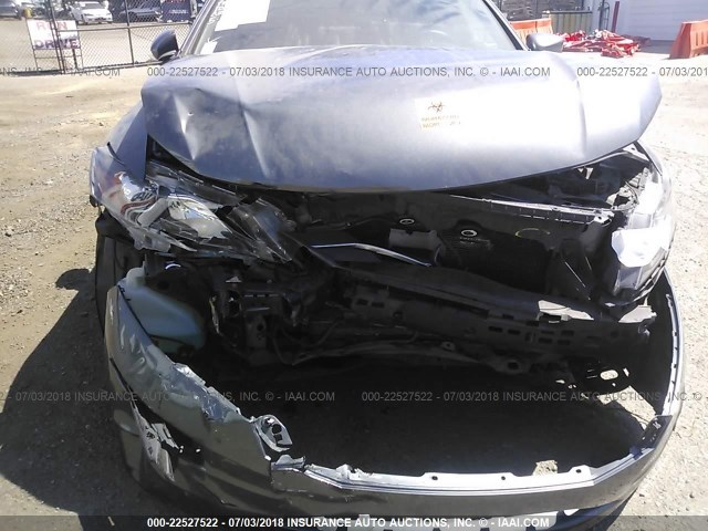 5J6TF3H55CL003194 - 2012 HONDA CROSSTOUR EXL ნაცრისფერი ფოტო 6