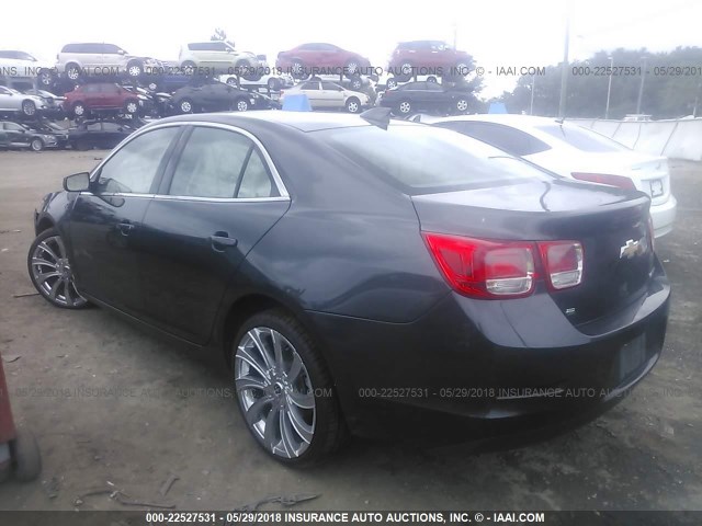 1G11C5SL5FF180655 - 2015 CHEVROLET MALIBU 1LT ნაცრისფერი ფოტო 3