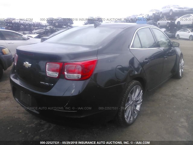 1G11C5SL5FF180655 - 2015 CHEVROLET MALIBU 1LT ნაცრისფერი ფოტო 4