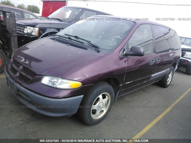 2B4GP44R2WR580440 - 1998 DODGE GRAND CARAVAN SE/SPORT PURPLE photo 2