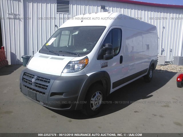 3C6TRVDD1EE130288 - 2014 RAM PROMASTER 2500 2500 HIGH WHITE photo 2