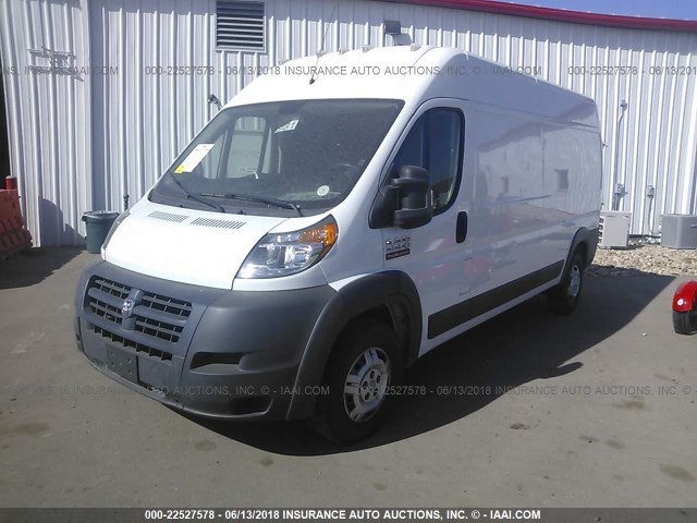 3C6TRVDD1EE130288 - 2014 RAM PROMASTER 2500 2500 HIGH WHITE photo 2