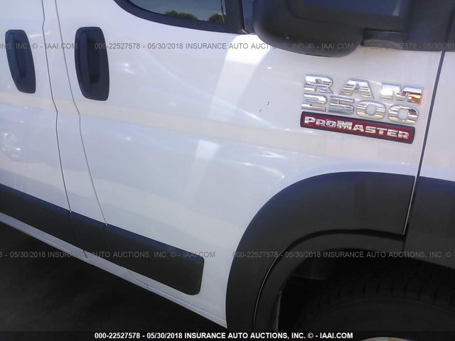 3C6TRVDD1EE130288 - 2014 RAM PROMASTER 2500 2500 HIGH WHITE photo 6