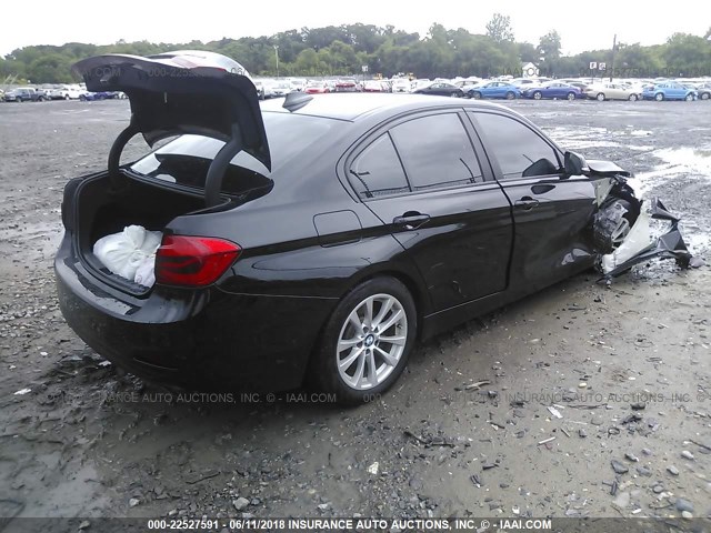 WBA8E5G51GNT40612 - 2016 BMW 320 XI BLACK photo 4