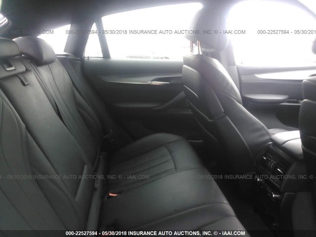 5UXKU2C55G0N82556 - 2016 BMW X6 XDRIVE35I BLACK photo 8