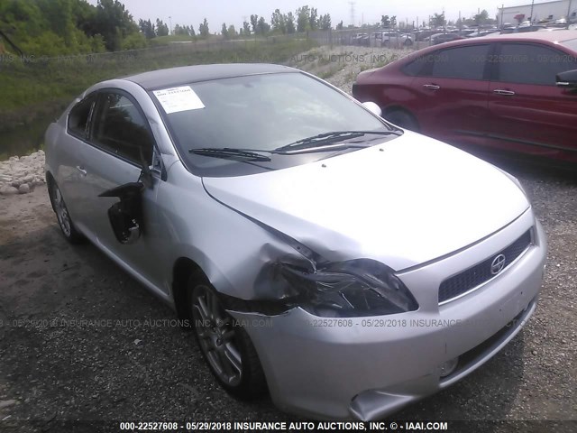 JTKDE177070175122 - 2007 TOYOTA SCION TC SILVER photo 1