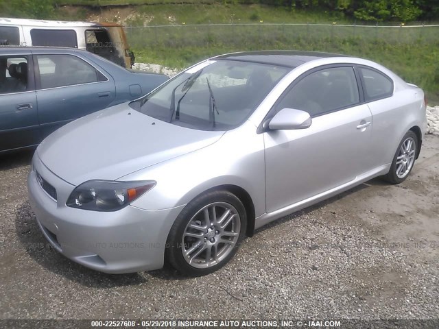 JTKDE177070175122 - 2007 TOYOTA SCION TC SILVER photo 2