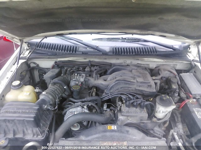 1FMDU75K14ZA56762 - 2004 FORD EXPLORER LIMITED 白色 照片 10