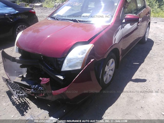 3N1AB61E48L721659 - 2008 NISSAN SENTRA 2.0/2.0S/2.0SL RED photo 2