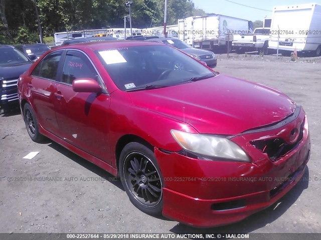 4T1BE46K57U020818 - 2007 TOYOTA CAMRY NEW GENERAT CE/LE/XLE/SE RED photo 1