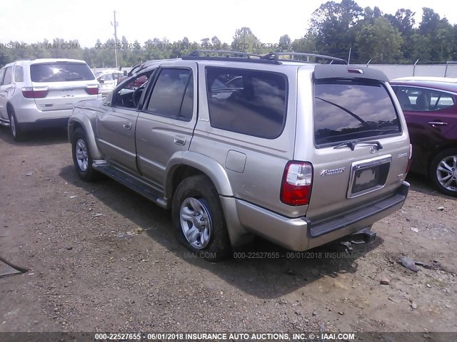 JT3GN87R520251042 - 2002 TOYOTA 4RUNNER LIMITED BEIGE photo 3