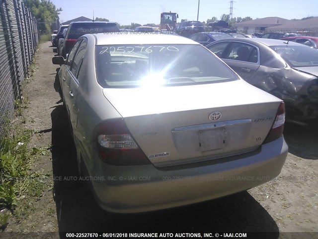 4T1BF32K03U059615 - 2003 TOYOTA CAMRY LE/XLE/SE Qızıl foto 3