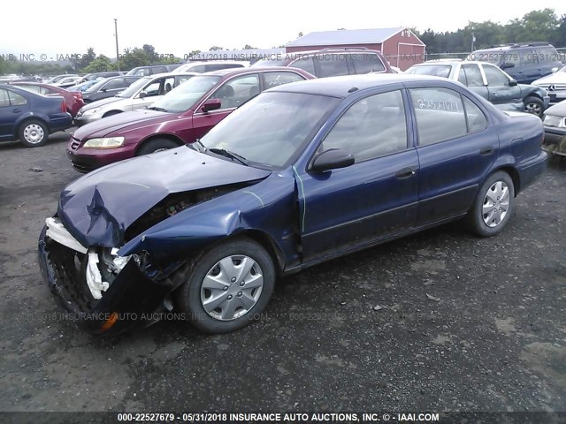 1Y1SK5269VZ428116 - 1997 GEO PRIZM LSI BLUE photo 2