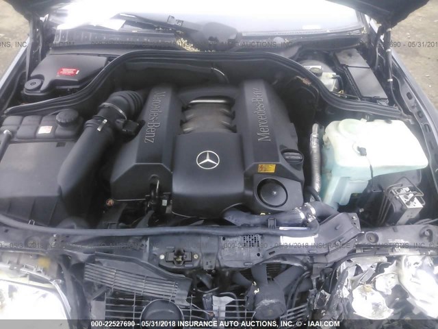 WDBHA29GXWA569581 - 1998 MERCEDES-BENZ C 280 BLACK photo 10