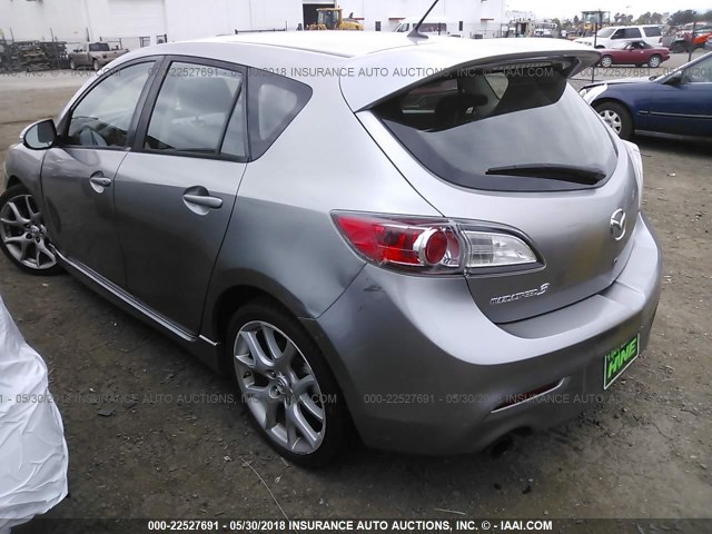 JM1BL1H47A1353165 - 2010 MAZDA SPEED 3 银色 照片 3