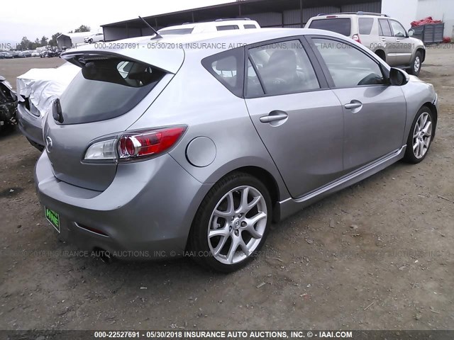 JM1BL1H47A1353165 - 2010 MAZDA SPEED 3 银色 照片 4