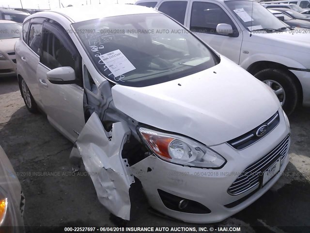 1FADP5BU3DL545646 - 2013 FORD C-MAX SEL WHITE photo 1