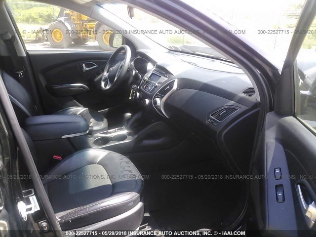 KM8JUCAC8DU739968 - 2013 HYUNDAI TUCSON GLS/LIMITED BLACK photo 5