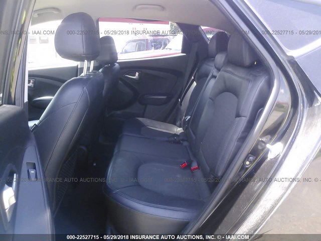 KM8JUCAC8DU739968 - 2013 HYUNDAI TUCSON GLS/LIMITED შავი ფოტო 8