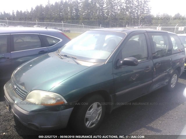 2FMZA51431BA14165 - 2001 FORD WINDSTAR LX GREEN photo 6