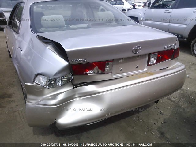 4T1BG22KX1U068102 - 2001 TOYOTA CAMRY CE/LE/XLE ბეჟი ფოტო 6