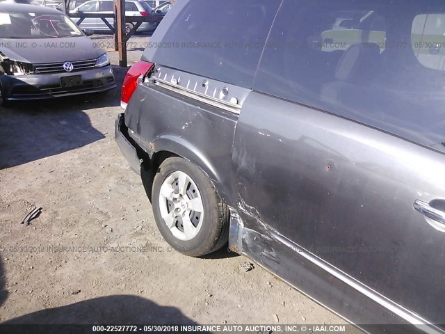 5N1BV28U37N116024 - 2007 NISSAN QUEST S/SE/SL GRAY photo 6