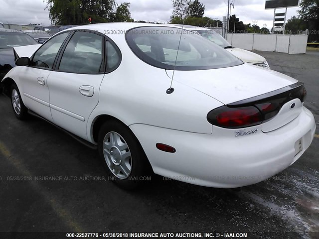 1FAFP52U6XG321339 - 1999 FORD TAURUS LX WHITE photo 3