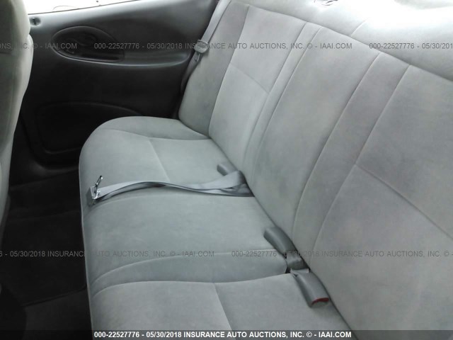 1FAFP52U6XG321339 - 1999 FORD TAURUS LX WHITE photo 8