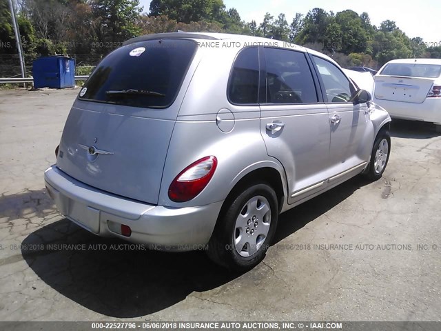 3A4FY58B16T252951 - 2006 CHRYSLER PT CRUISER TOURING SILVER photo 4