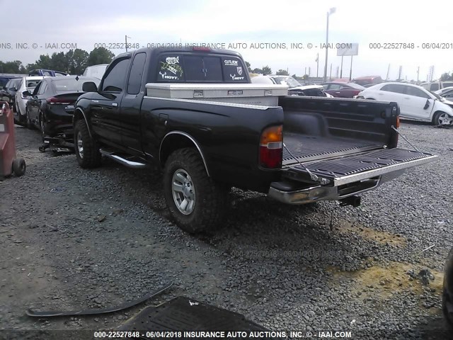 4TAWN72N2XZ486907 - 1999 TOYOTA TACOMA XTRACAB BLACK photo 3