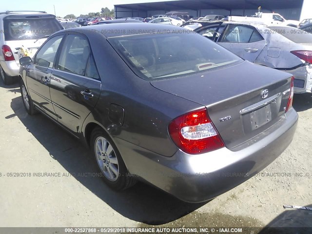 JTDBF32K340152948 - 2004 TOYOTA CAMRY LE/XLE Grau Foto 3