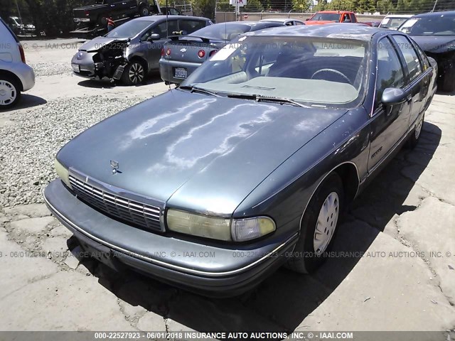 1G1BL53E1NR154295 - 1992 CHEVROLET CAPRICE GREEN photo 2