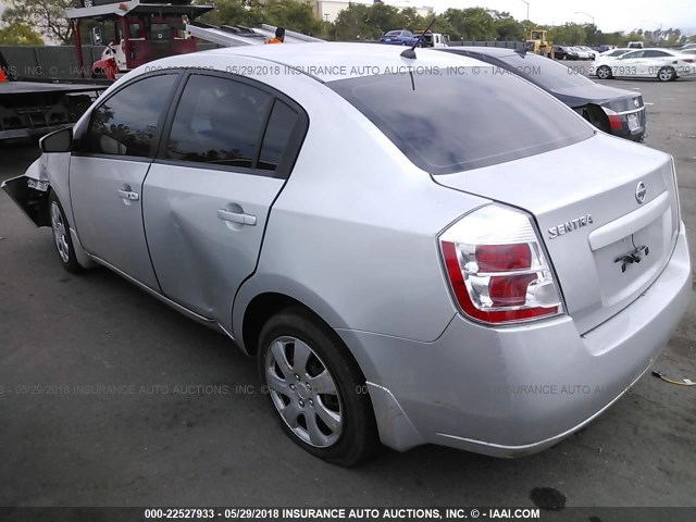 3N1AB61E29L611291 - 2009 NISSAN SENTRA 2.0/2.0S/2.0SL SILVER photo 3