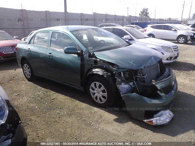 2T1BU4EE4AC516698 - 2010 TOYOTA COROLLA S/LE/XLE GREEN photo 1