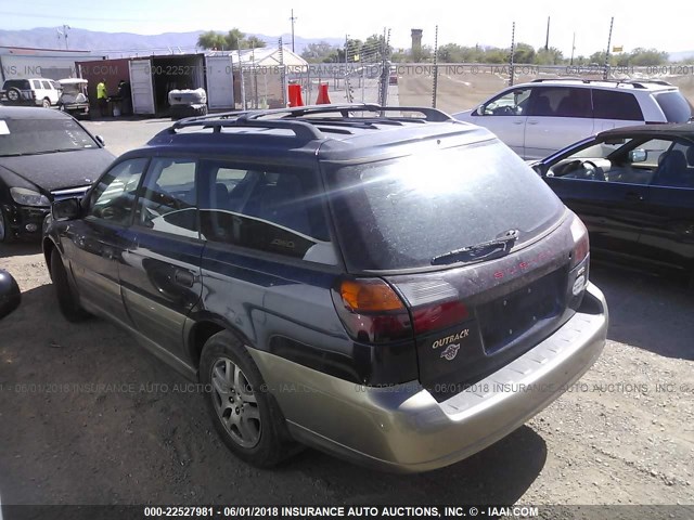 4S3BH675737656911 - 2003 SUBARU LEGACY OUTBACK AWP 深蓝色 照片 3