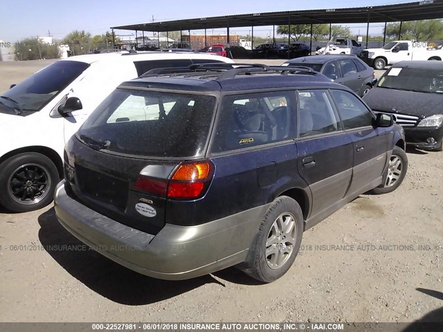 4S3BH675737656911 - 2003 SUBARU LEGACY OUTBACK AWP 深蓝色 照片 4