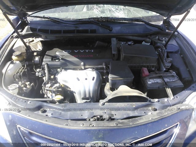 JTNBE46K573120827 - 2007 TOYOTA CAMRY NEW GENERAT CE/LE/XLE/SE BLUE photo 10