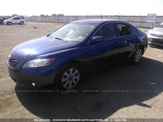 JTNBE46K573120827 - 2007 TOYOTA CAMRY NEW GENERAT CE/LE/XLE/SE BLUE photo 2