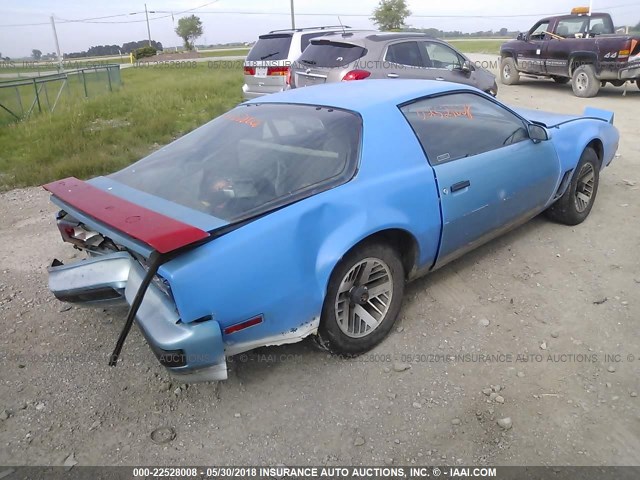 1G2FS21E8KL233995 - 1989 PONTIAC FIREBIRD FORMULA BLUE photo 4