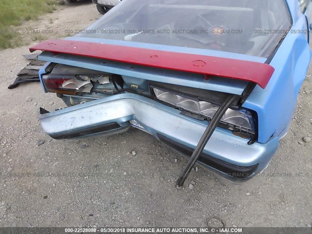 1G2FS21E8KL233995 - 1989 PONTIAC FIREBIRD FORMULA BLUE photo 6