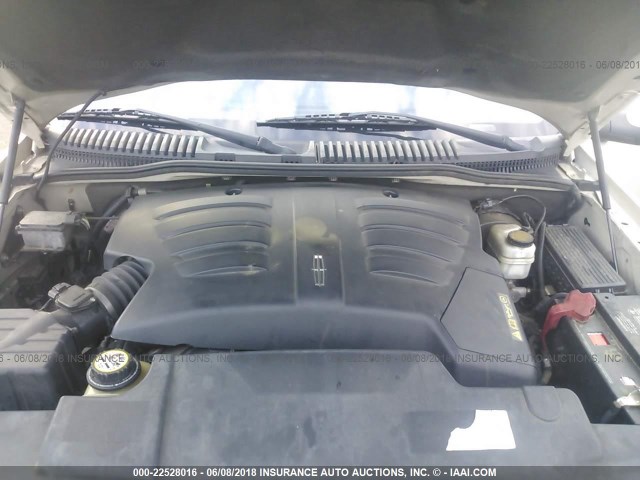 5LMEU68H45ZJ33573 - 2005 LINCOLN AVIATOR 奶油色 照片 10