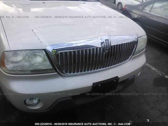 5LMEU68H45ZJ33573 - 2005 LINCOLN AVIATOR 奶油色 照片 6