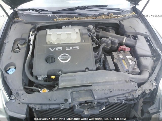 1N4BA41E05C875923 - 2005 NISSAN MAXIMA SE/SL BLACK photo 10