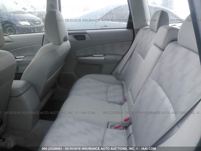 JF2SH6BC1AH795897 - 2010 SUBARU FORESTER XS Yaşıl foto 8