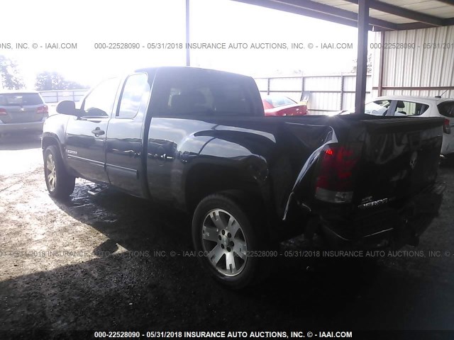 1GTEC19J58Z274896 - 2008 GMC SIERRA C1500 BLACK photo 3