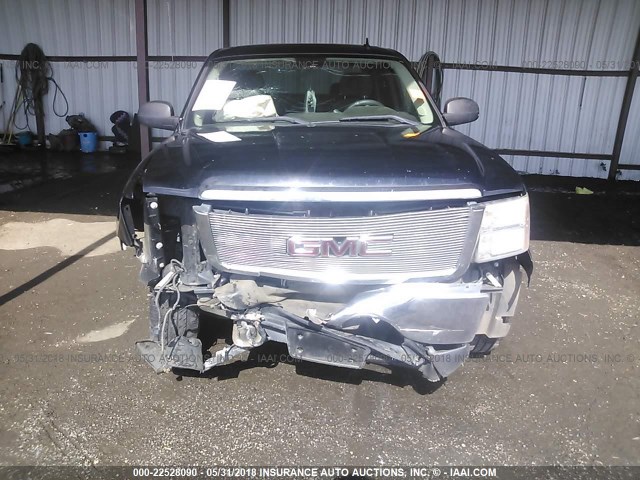 1GTEC19J58Z274896 - 2008 GMC SIERRA C1500 BLACK photo 6