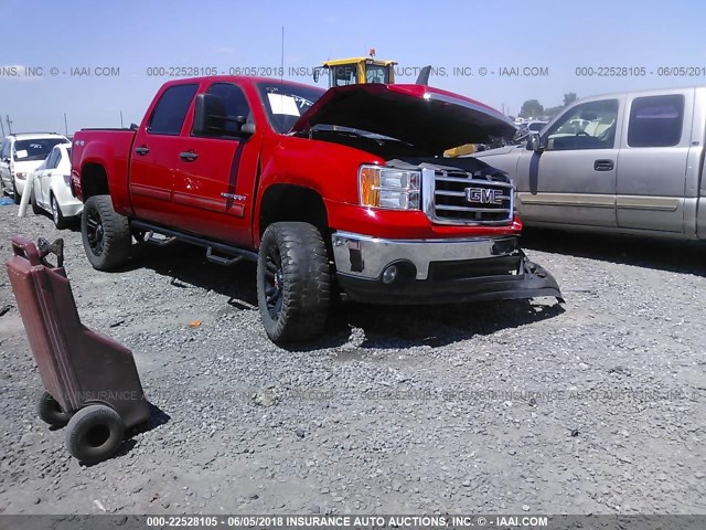 3GTP2VE73DG209228 - 2013 GMC SIERRA K1500 SLE RED photo 1