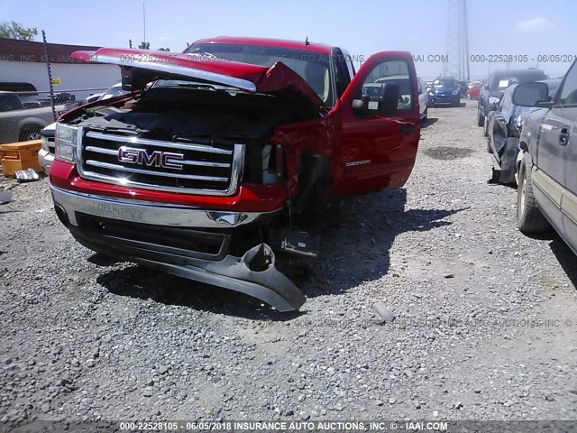 3GTP2VE73DG209228 - 2013 GMC SIERRA K1500 SLE RED photo 2