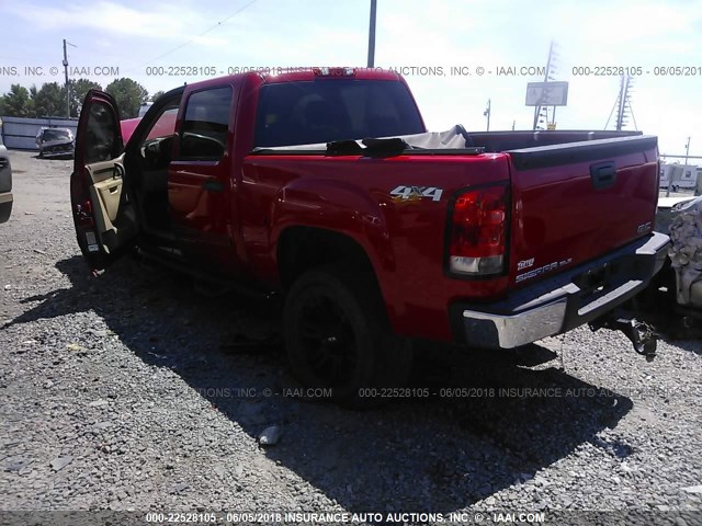 3GTP2VE73DG209228 - 2013 GMC SIERRA K1500 SLE RED photo 3